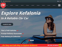 Tablet Screenshot of cbr-rentacar.com